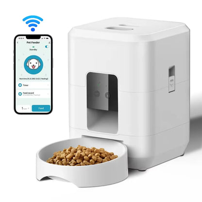 Dispensador automático de comida para mascotas: comedero con temporizador inteligente para perros y gatos 