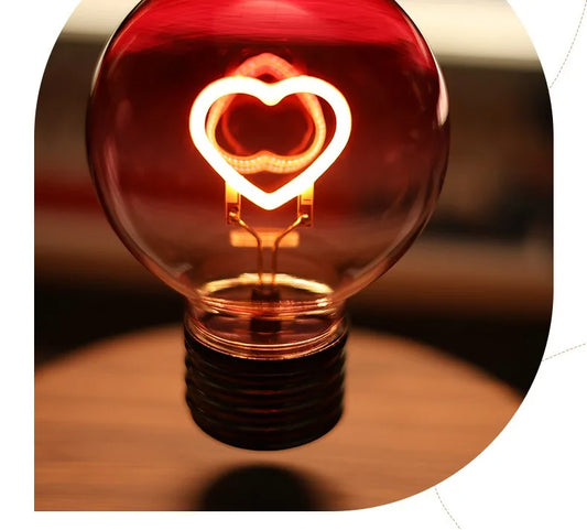 Magnetic Levitation Heart-shaped Light Bulb