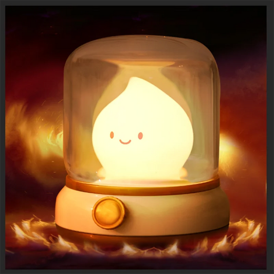 Portable Mini LED Night Light -  Cute Rechargeable Desk Lamp for Warm, Charming Spaces