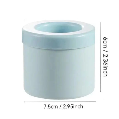 Molde redondo de silicona para cubitos de hielo: compacto, creativo y refrescante