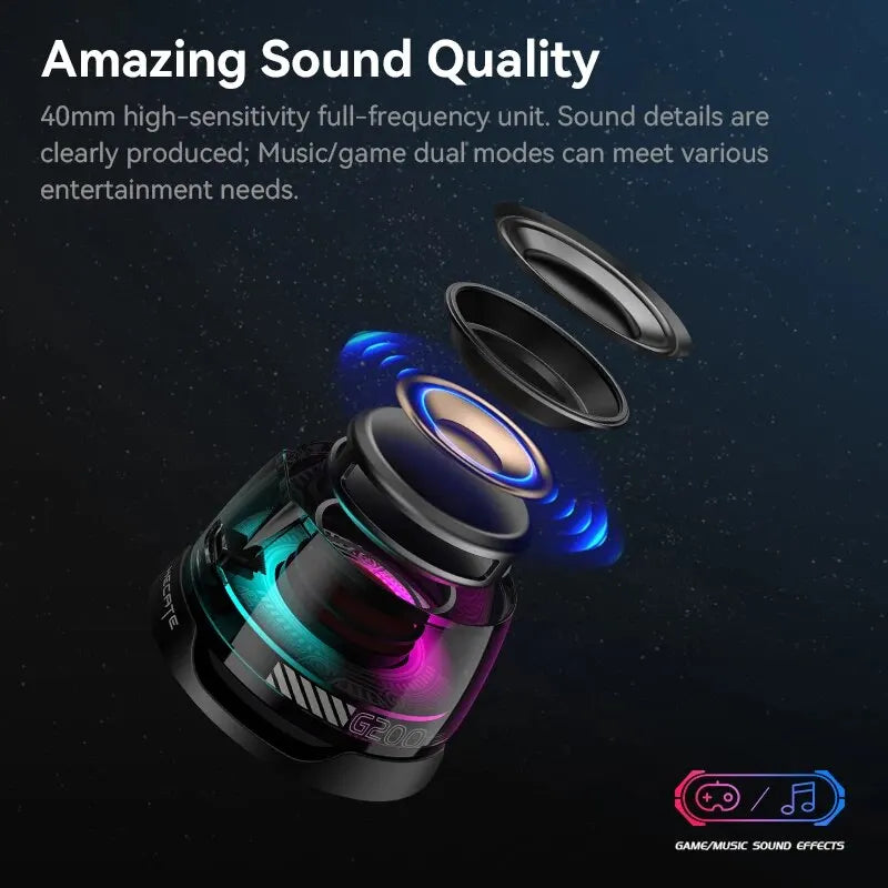 Edifier HECATE G200 – Altavoz Bluetooth RGB con soporte para teléfono y 7 horas de reproducción (BT 5.3)
