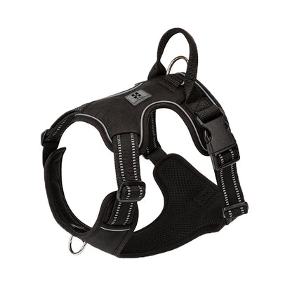 Arnés reflectante ajustable para perros: chaleco acolchado antitirones personalizado para perros pequeños y grandes 