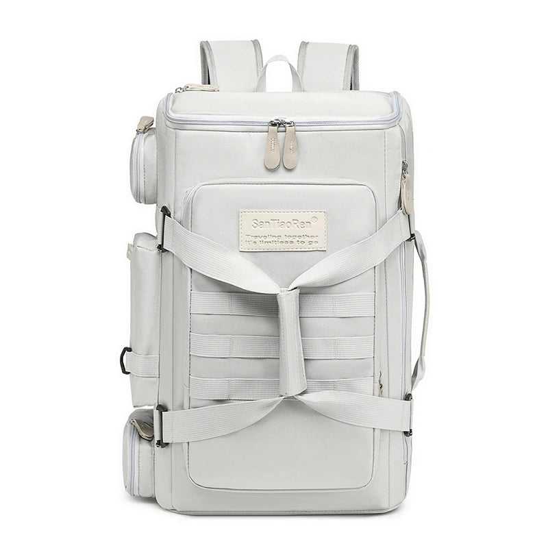 Bolsa de gimnasio impermeable con compartimento para artículos húmedos y secos: mochila de viaje, yoga y deportes