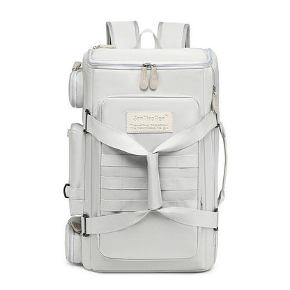 Bolsa de gimnasio impermeable con compartimento para artículos húmedos y secos: mochila de viaje, yoga y deportes