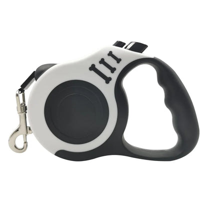 Correa retráctil automática para mascotas: correa de nailon de 3/5 m para cachorros, perros pequeños y gatos 