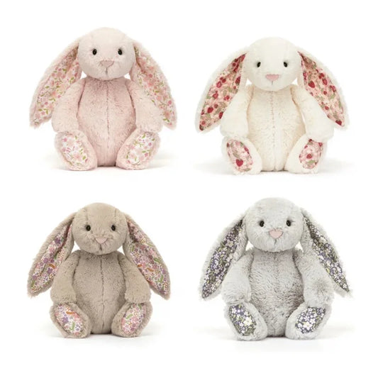 plush bunny floral