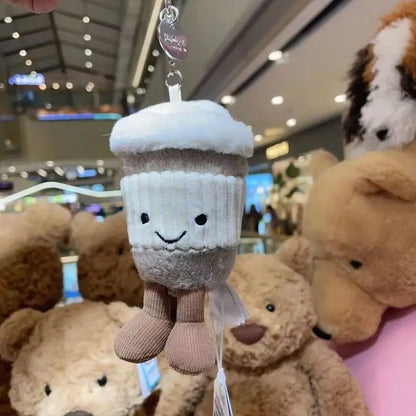 stuffed coffee cup toy