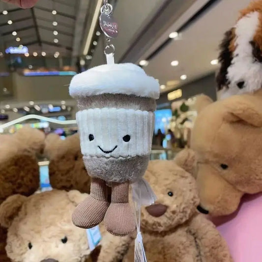 stuffed coffee cup toy